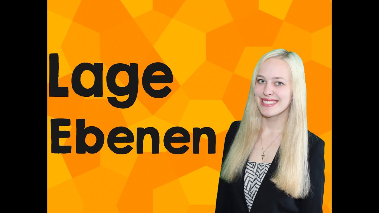 Lage von Ebenen ; parallel, identisch, Schnittgerade