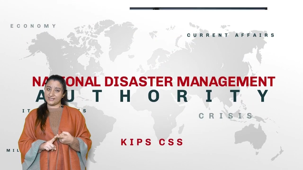 National and Provincial Disaster Management Authority by Ayesha Younas