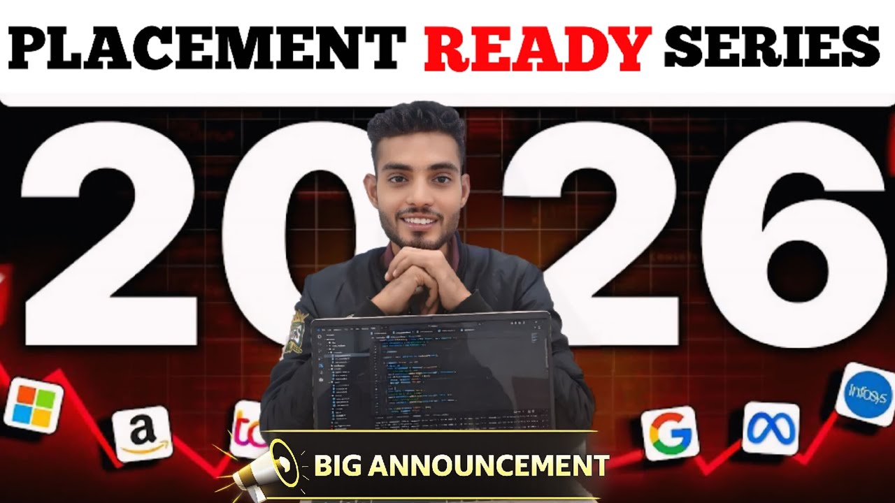 Placement Preparation For CSE From Scratch |Placement Preparation 2026 | Placement Series Announced 
