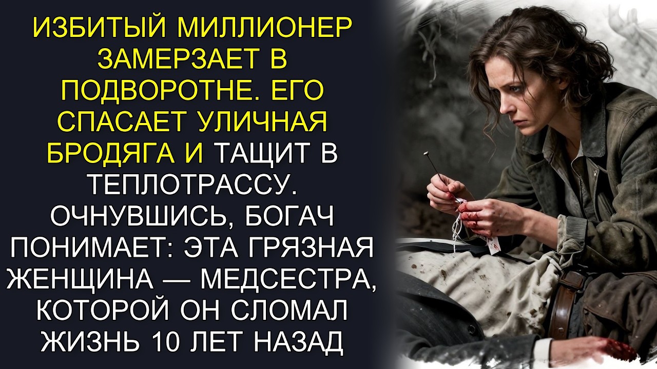 Медсестра бомжиха зашивала миллионера в теплотрассе и вдруг поняла, КТО ОН...