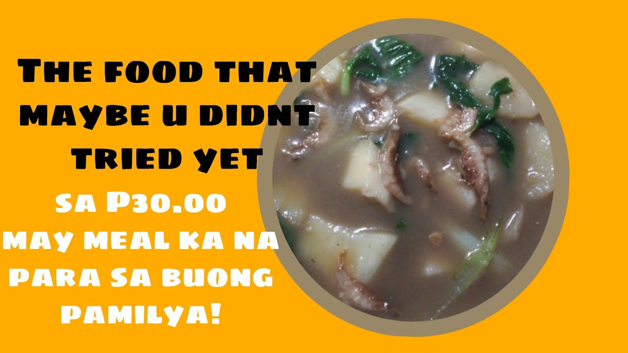 USUALFOOD SA PROBINSIYA WILDPOTATO(tugi in ilokano)|P30.00 may meal na ang buong PAMILYA!
