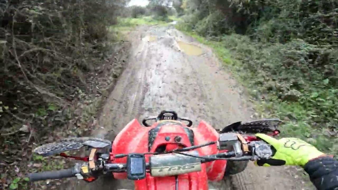 Fui aos Moinhos de Entrevinhas -Honda TRX400 | 4K