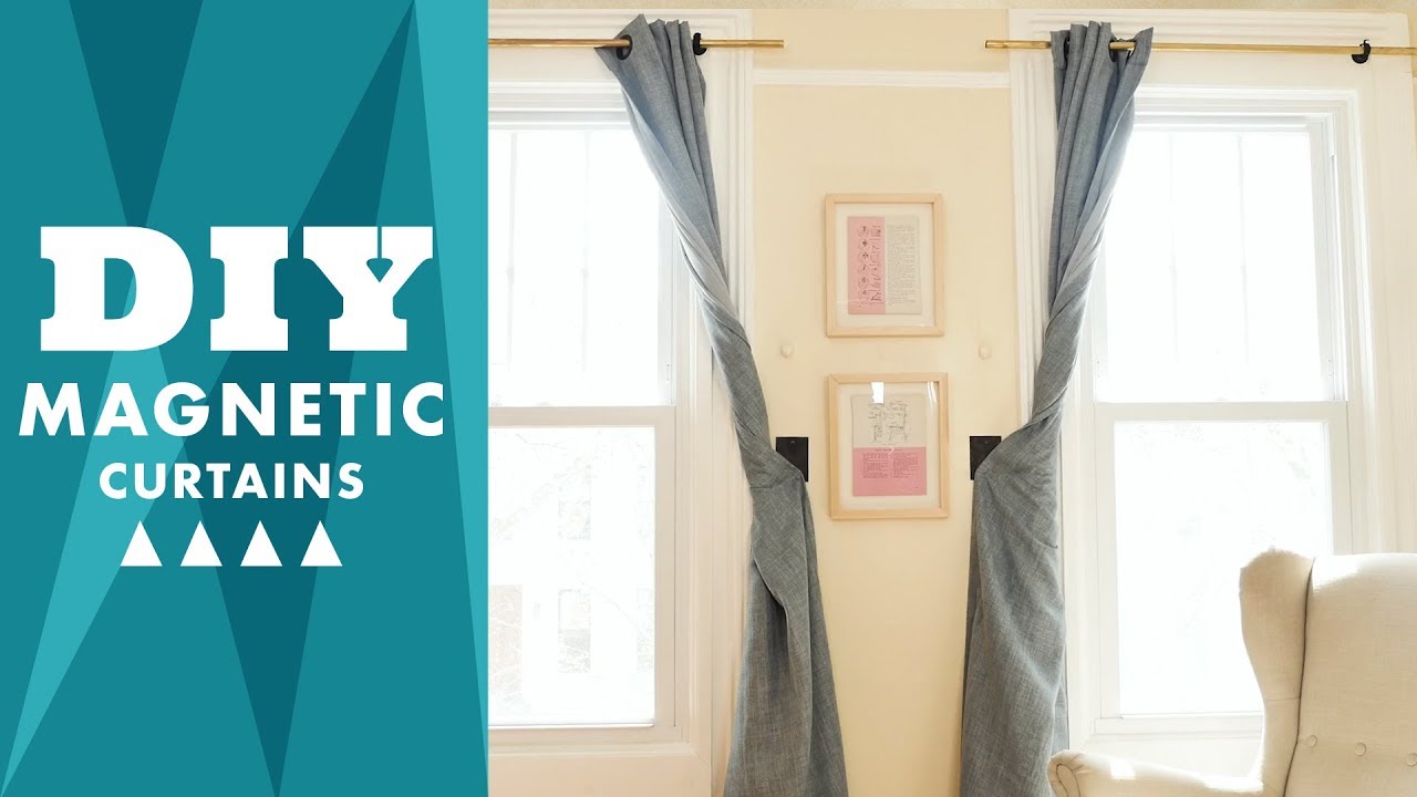 DIY Magnetic Curtain Holdbacks - HGTV Handmade