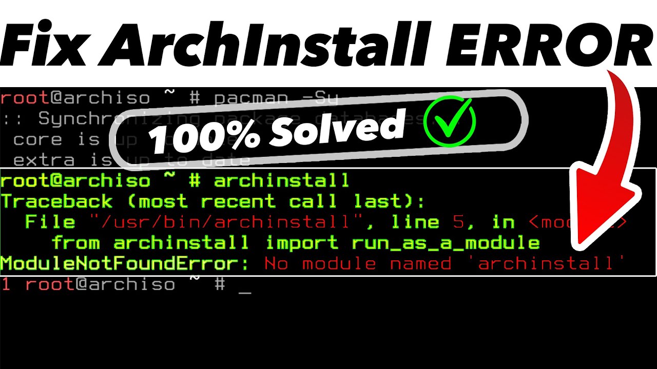 FIX ModuleNotFoundError: No Module Named 