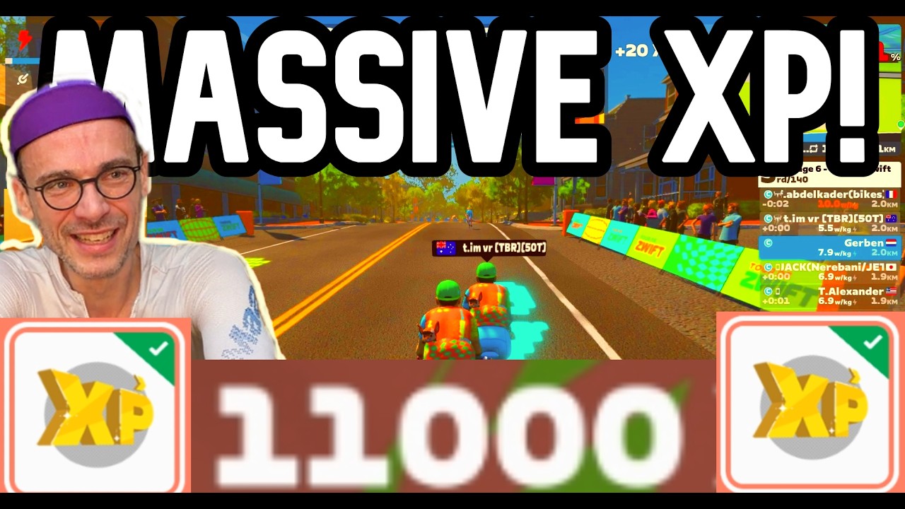 11,000 XP IN ONE ZWIFT RACE! 🎰 Tour de Zwift Grand Finale