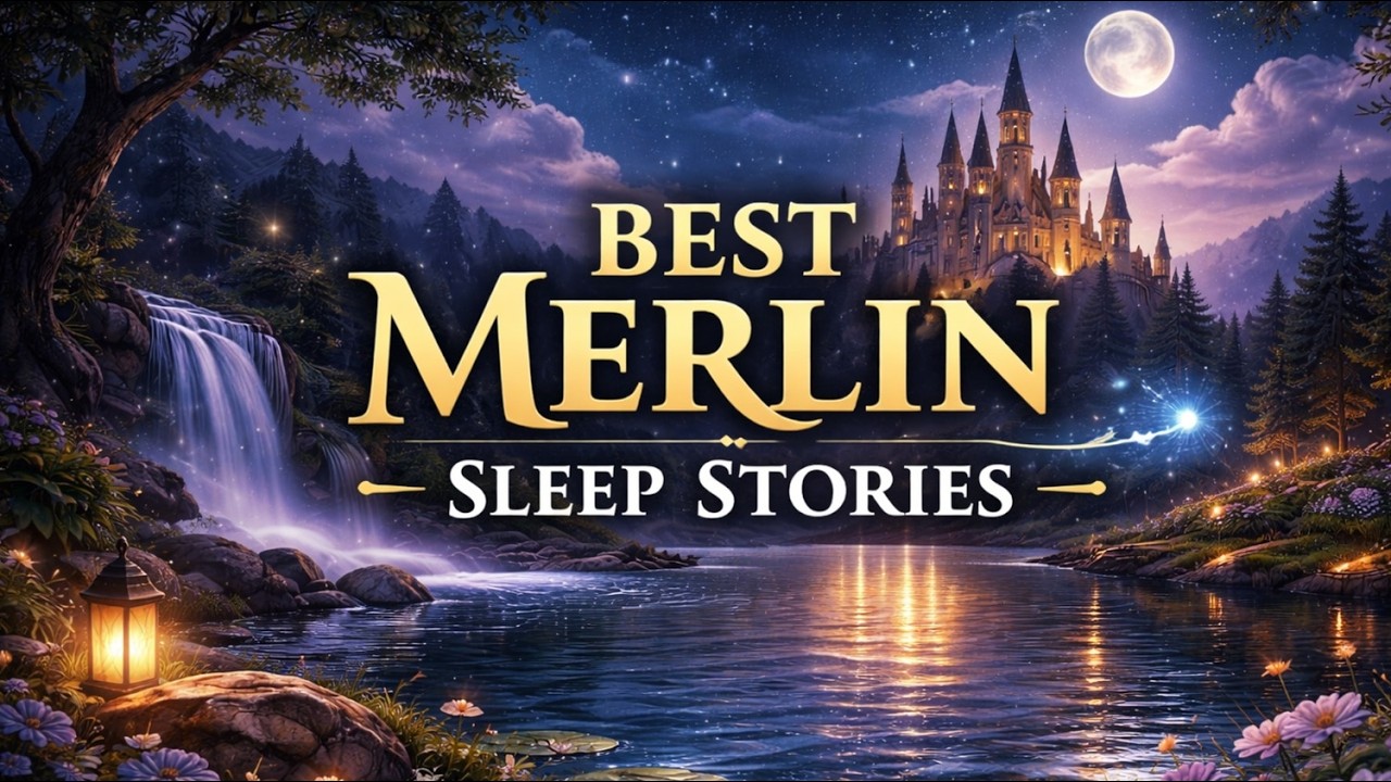 Bedtime Story: The Dragon's First Night &  Merlin's Last Spell | Deep Sleep Fantasy Tale