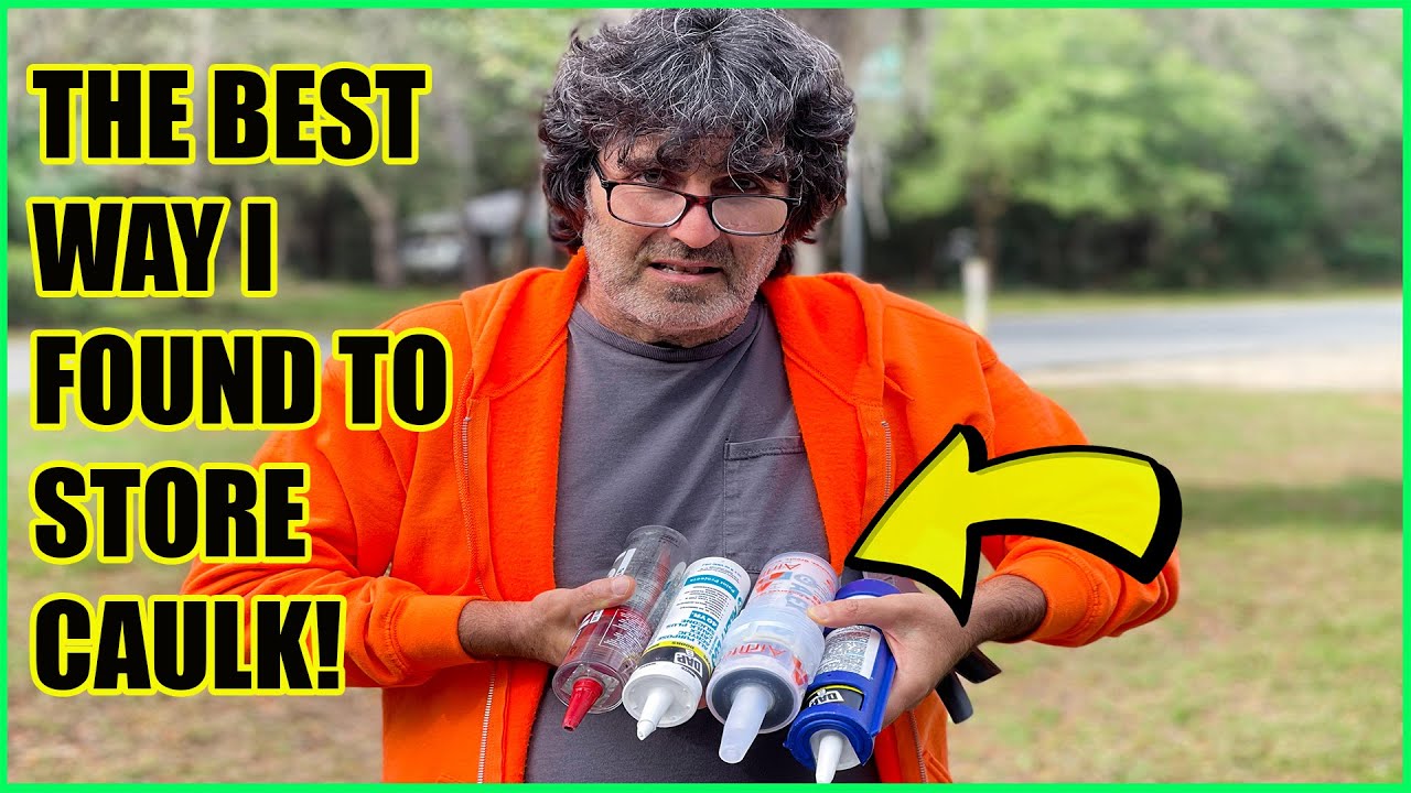 Expensive Open Tubes of Caulk Drying UP?  Solution for Longer Storage