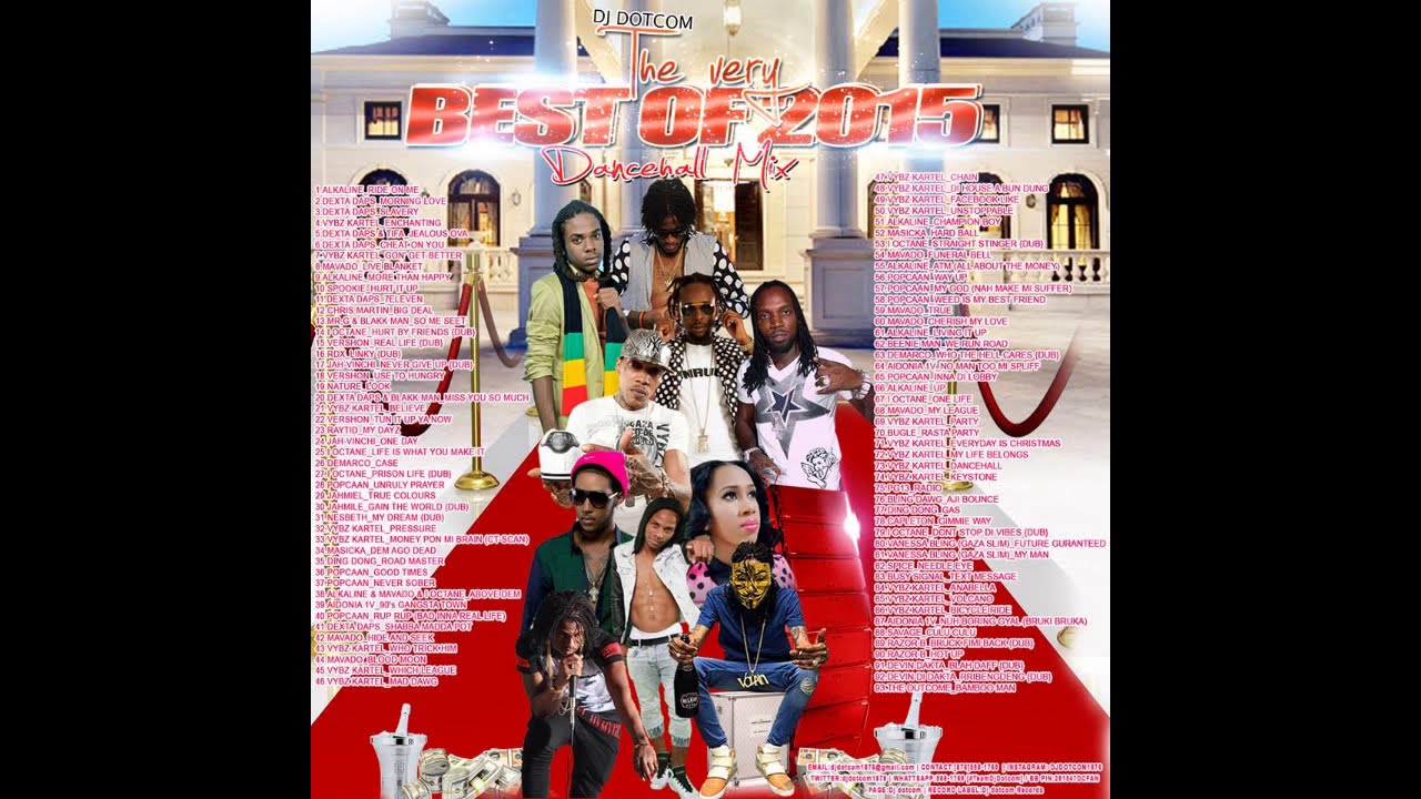 DJ DOTCOM PRESENTS THE VERY BEST OF 2015 DANCEHALL MIXTAPE (CLEAN VERSION)🔥🌠