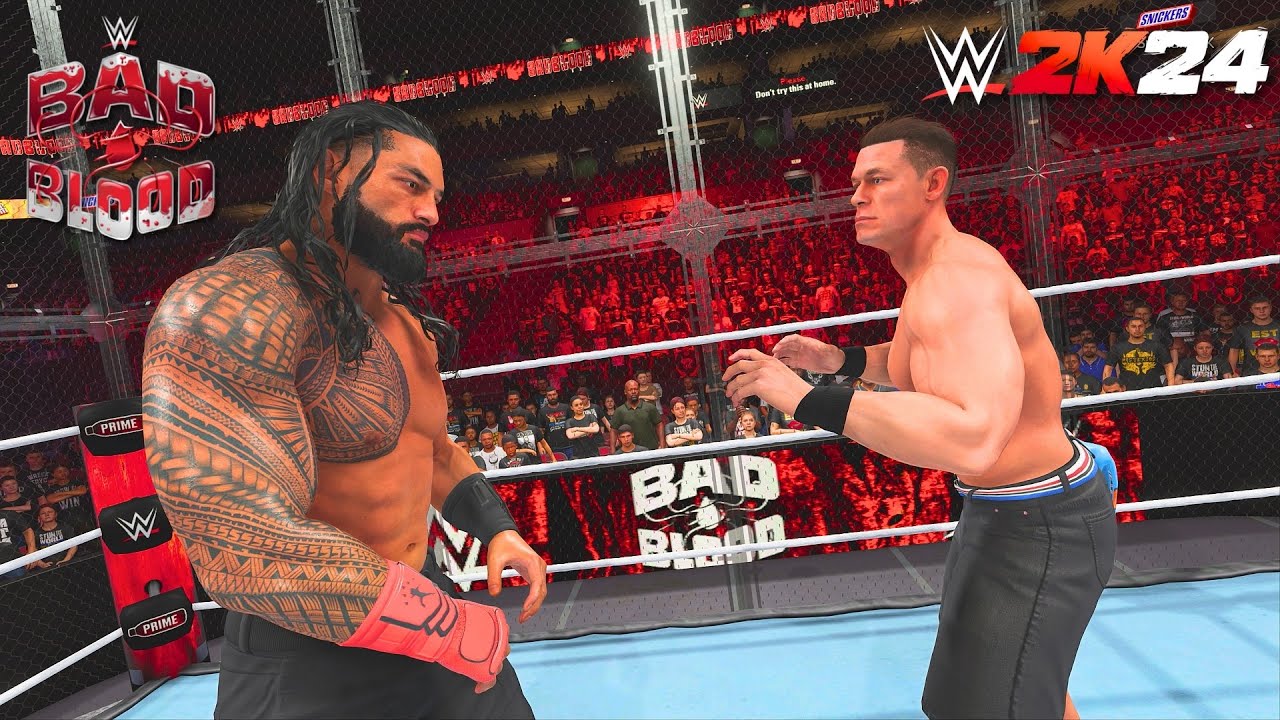 WWE BAD BLOOD 2024 PPV (WWE 2K24 UNIVERSE MODE)