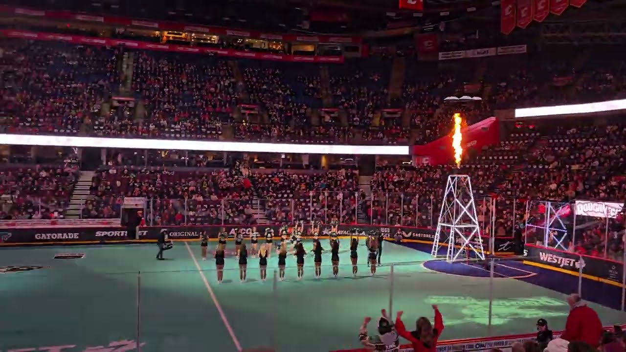 Calgary Roughnecks Home Opener Team Introductions NLL 2024-25 Season