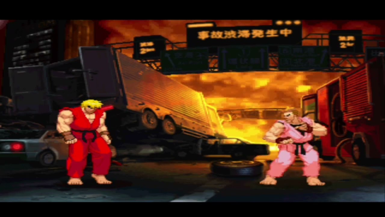 Capcom vs. SNK Pro [PS1] Playthrough - Ryu & Ken