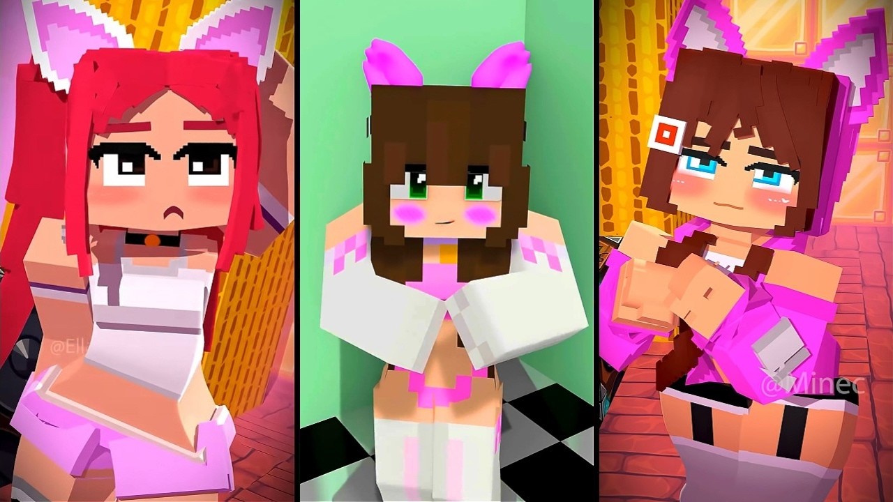 Minecrafts Dark JJ and Mira Left or Right || Minecrafts Mix