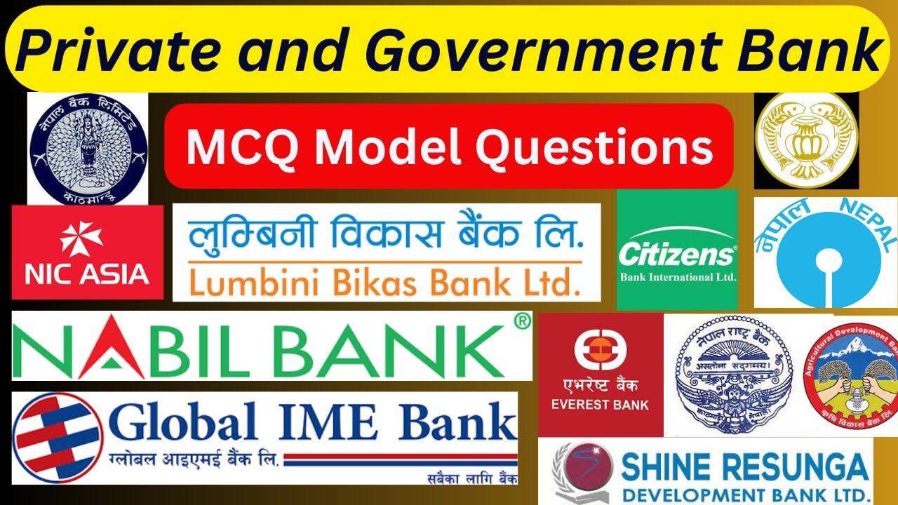 Private Bank Important MCQ Question // Private and Government Bank Exam Model Question // Model qus