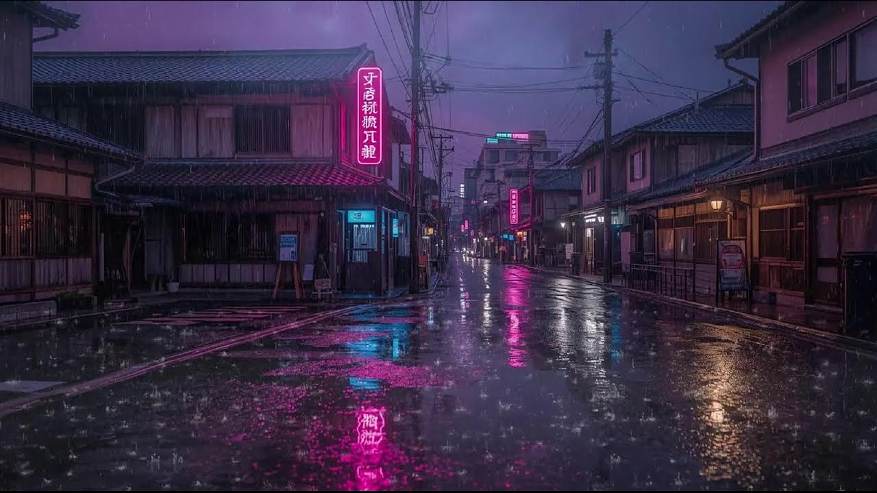 Rainy Night Lofi Mix 🌙 Calm Chillhop Beats to Relax, Study & Sleep #56