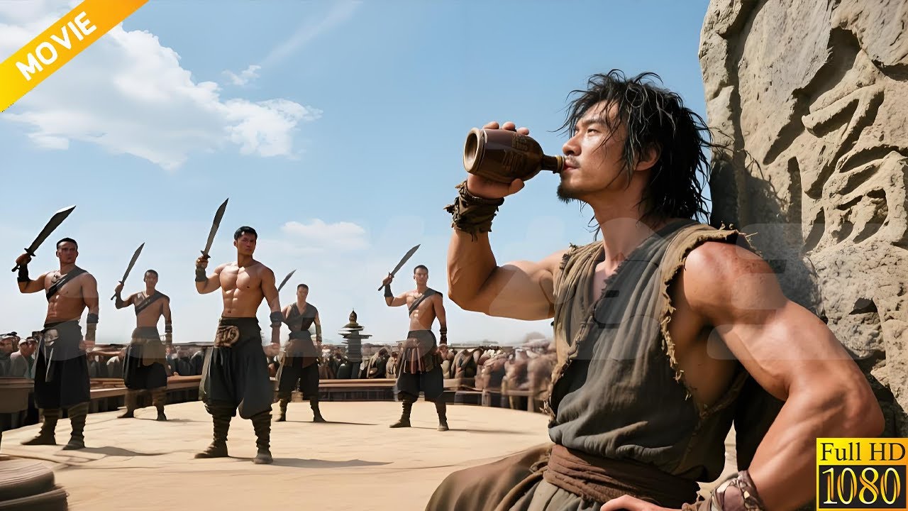 2025動作大片：100個武林高手攻擊醉漢，不料被醉漢一劍秒殺  ⚔️  抗日  MMA | Kung Fu | 甄子丹