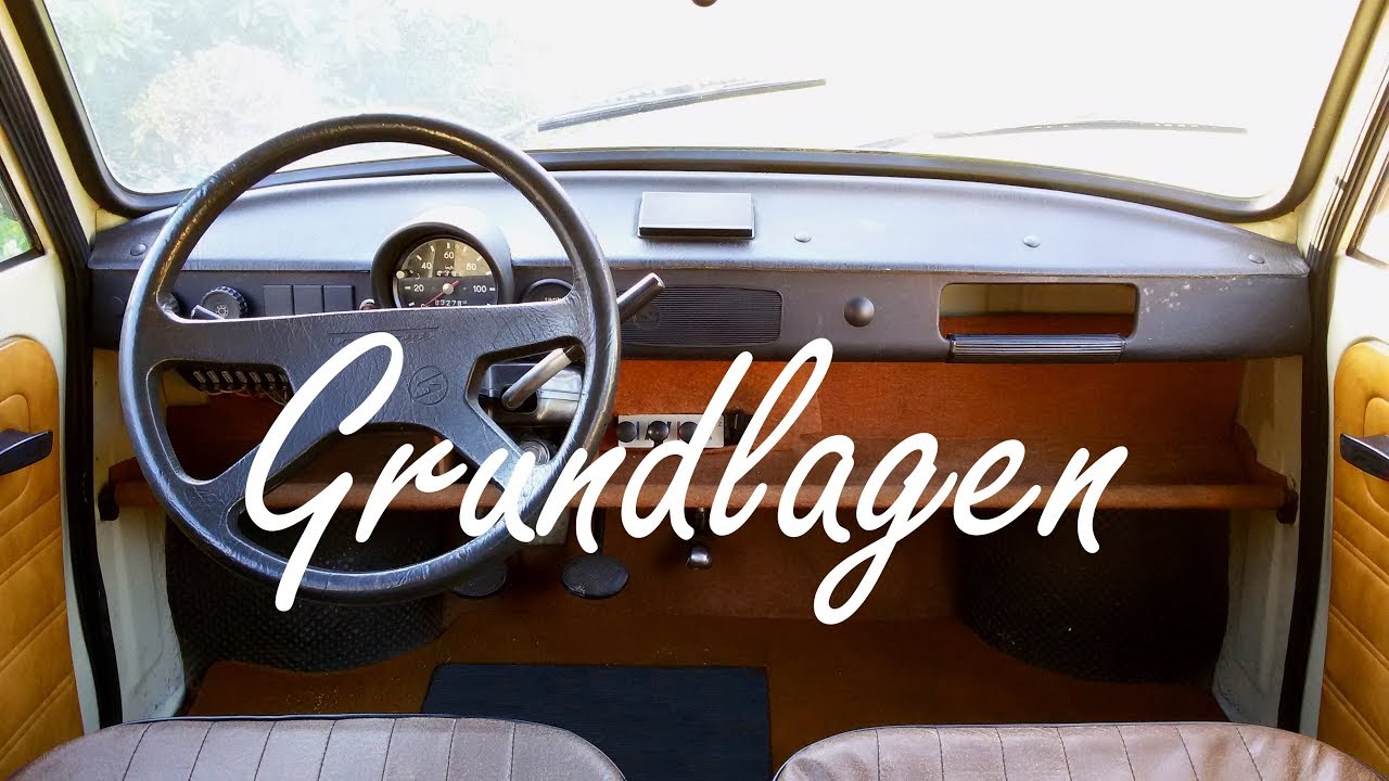 Grundlagen zum fahren mit dem Trabant 601