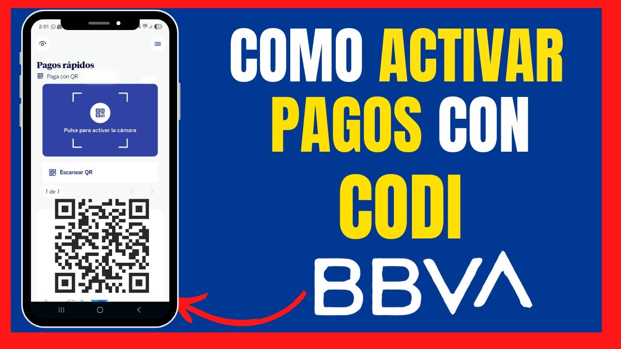 ✅🔵COMO ACTIVAR CODI EN BBVA | COMO PAGAR CON QR BBVA🔵