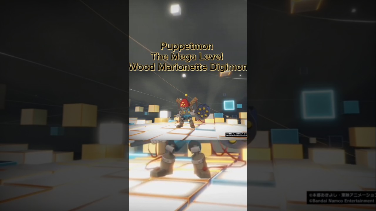 Puppetmon With Wood Hammer Ready to Pummel Down Chronomon