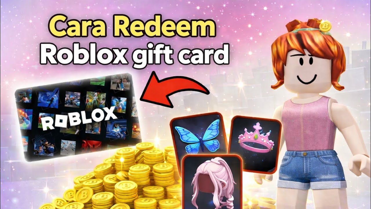 Beli Roblox Gift Card Digital, Dapat Apa Saja Ya? (Tutorial Redeem)
