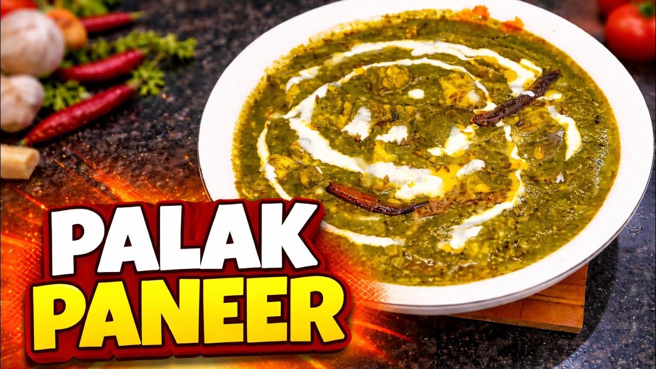Homemade Palak Paneer |Simple & Flavorful
