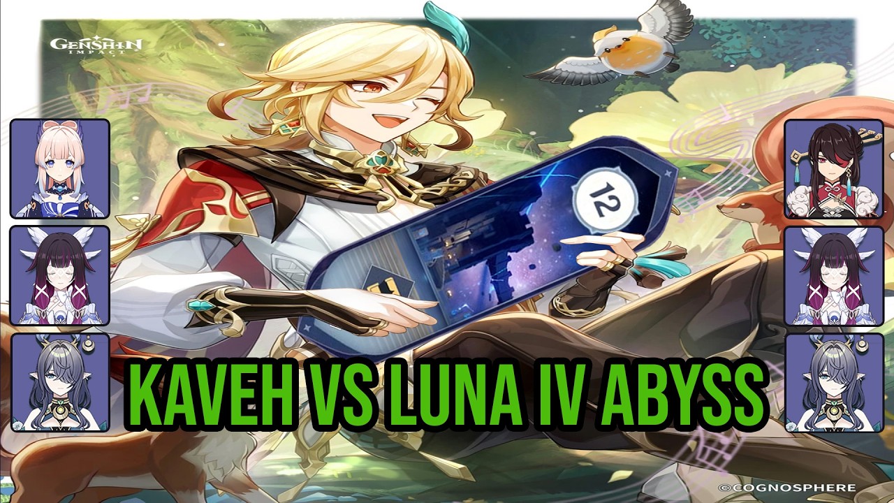 (6.3) Kaveh VS the Luna IV Abyss - Ohh my god I'm Blooming!! | Genshin Impact Spiral Abyss