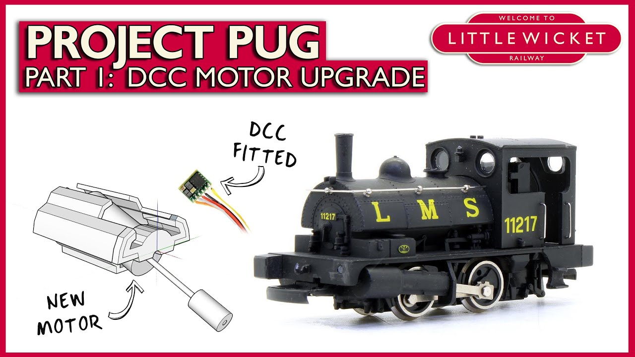 Project Pug - Part 1: Fitting a Coreless Motor with DCC Control