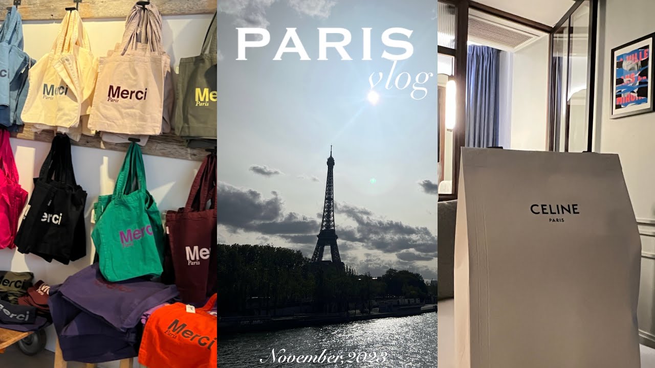 【PARIS vlog】新婚旅行後編2days🇫🇷CELINE 16 セーズ購入記録と開封🐕‍🦺