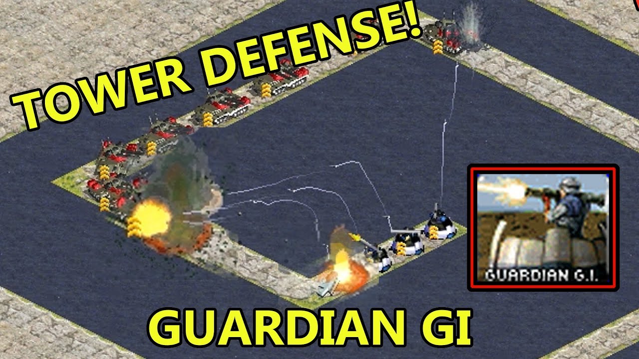 Guardian GI TD vs Strongest Tanks - [Red Alert 2]