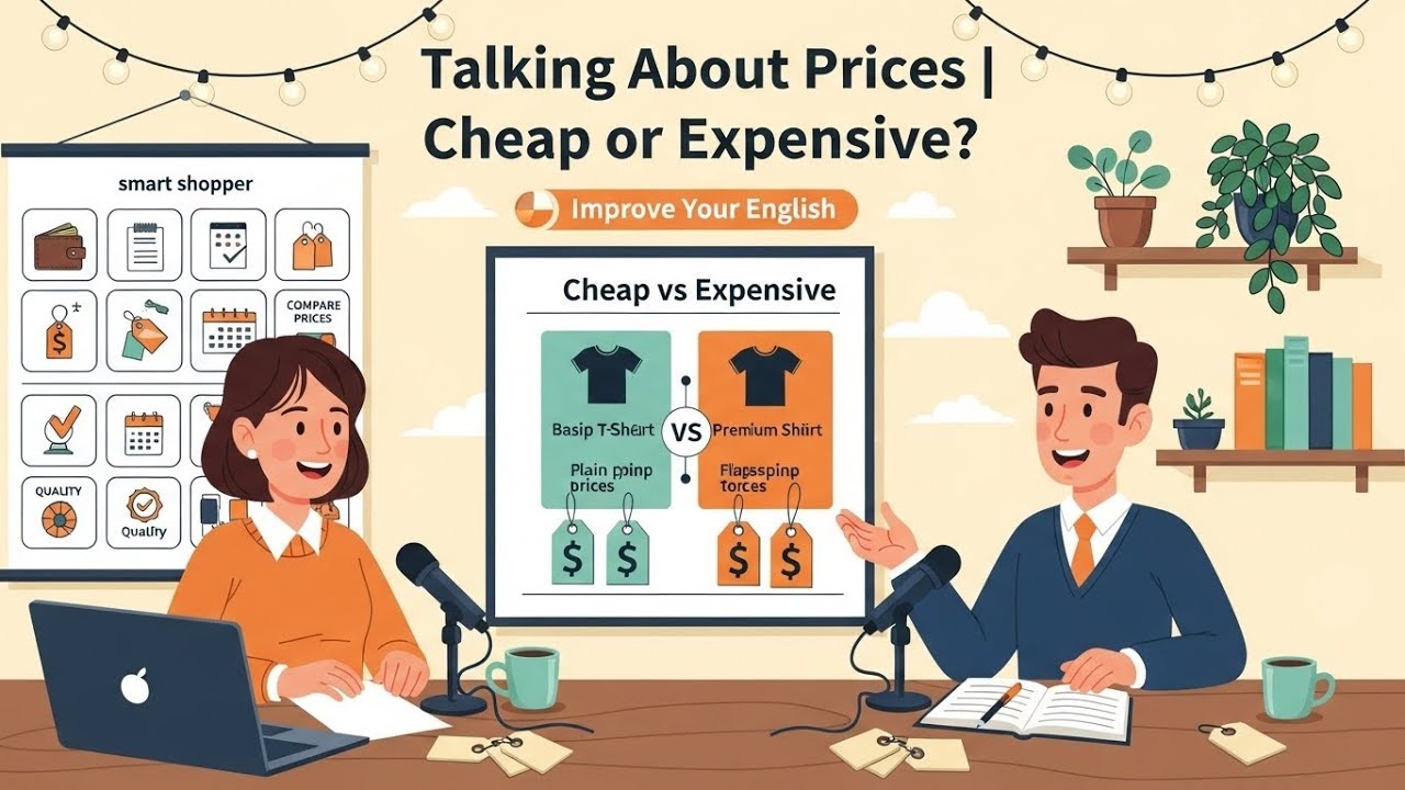 Talking About Prices ( Cheap or Expensive ) | Easy Conversation in Daily Life |  Learn English