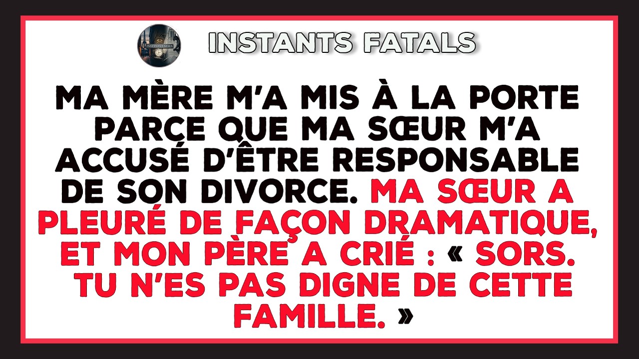 Ma Mère M’a Chassé Après L’accusation De Ma Sœur Pour Son Divorce, Puis Un E-mail A Tout Changé ...