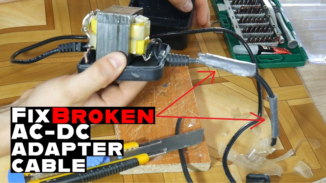 Jak naprawić uszkodzony kabel zasilacza AC-DC w domu [Zr&oacute;b to sam]