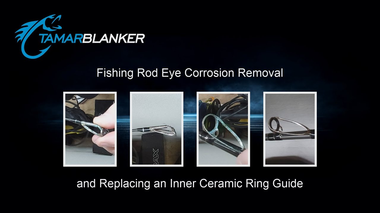 Fishing Rod Eye Corrosion Removal and Replacing an Inner Ceramic Ring Guide.