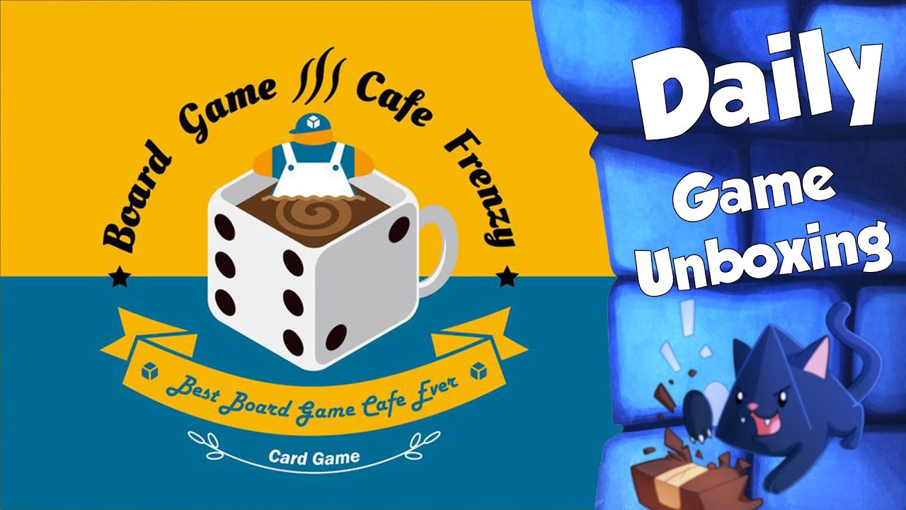 Board Game Cafe Frenzy - Daily Game Unboxing