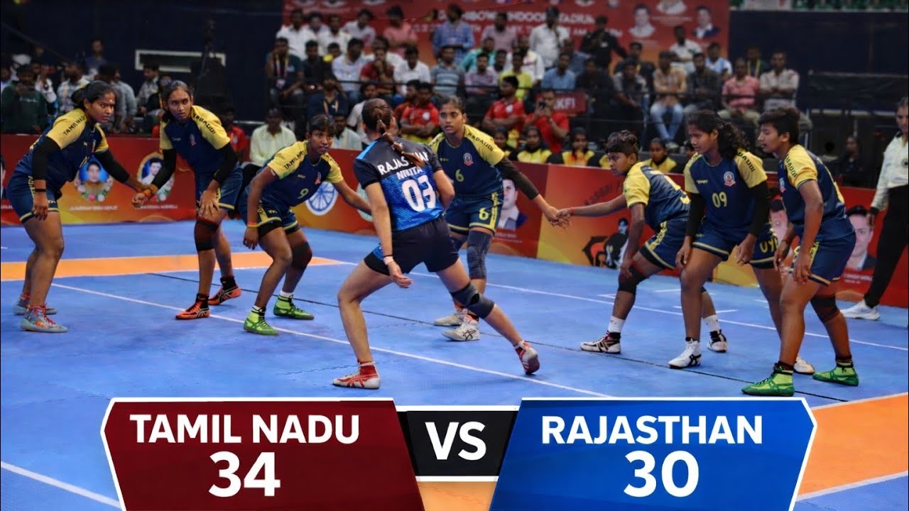 Pre QF: Tamil Nadu vs Rajasthan | 34-30 | 72nd Senior National Women’s Kabaddi Championship 2026