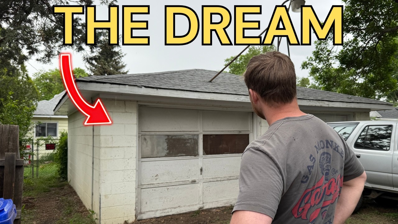 Transforming this Old Garage into the DREAM Bladesmithing Workshop! - Part 1