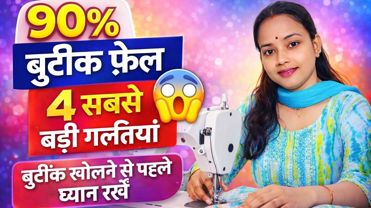 अगर होम बुटीक को बढ़ाना है तो 4 गलतियां आज ही बंद करदो ❎ || Without hard work earn good money 🤑 ? 