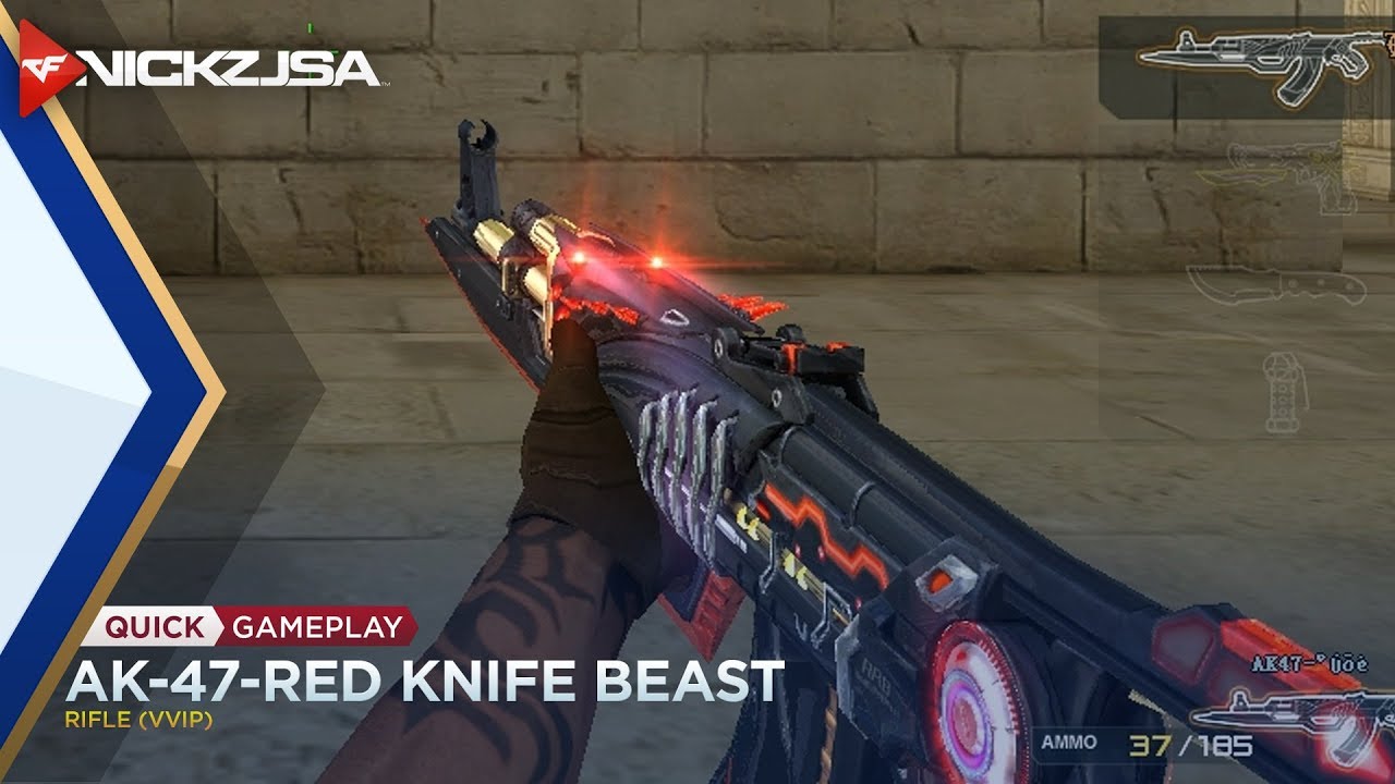 AK-47-Red Knife Beast (VVIP) | CROSSFIRE China 2.0