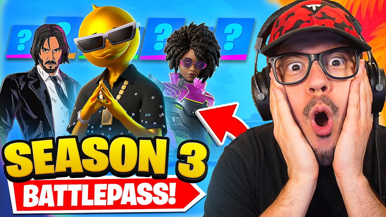 НОВЫЙ БОЕВОЙ ПРОПУСК *3-го СЕЗОНА* в Fortnite! (БЕГУНЫ)