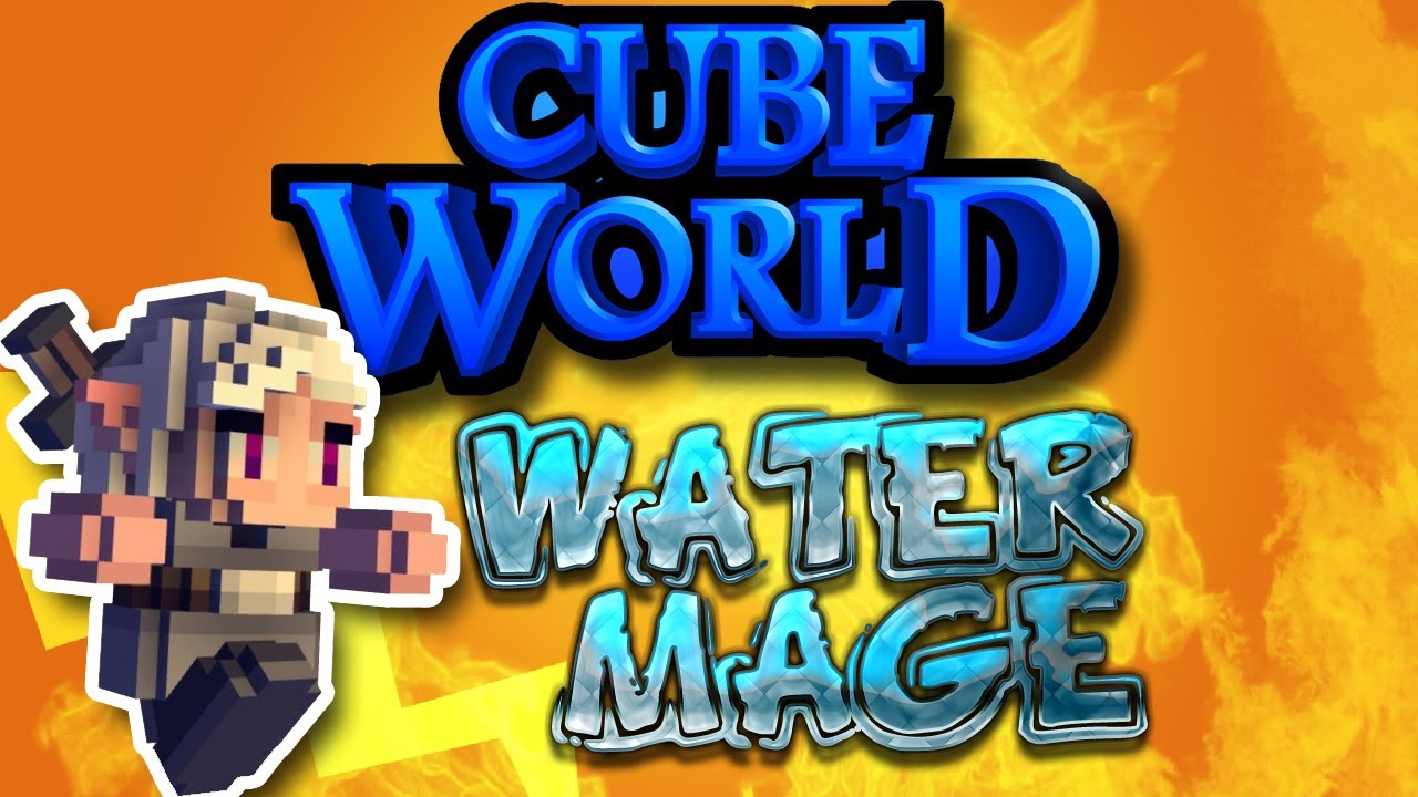 Cubeworld: Choosing Your Class - Water Mage!