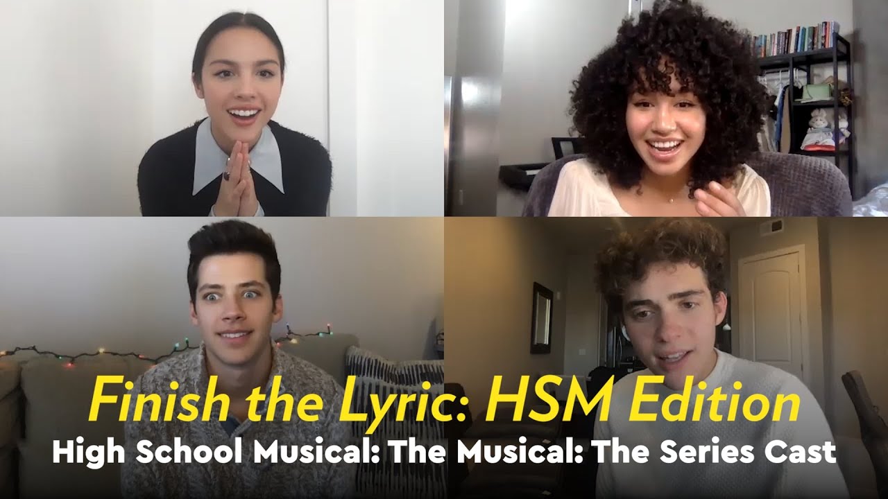 HSMTMTS Cast Play Finish the Lyric: HSM Edition | POPSUGAR Pop Quiz