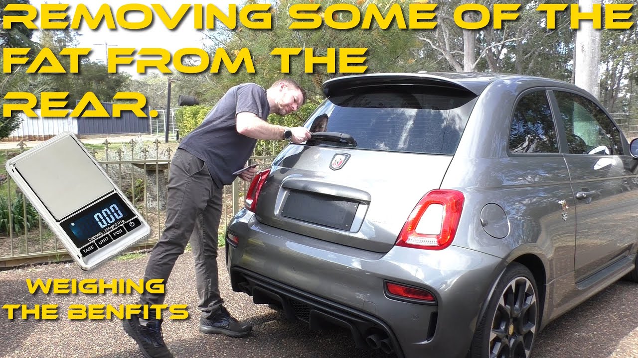 Rear Wiper Delete on my Abarth 595 Competizione. How much weight did it reduce? DIY Walkthrough.