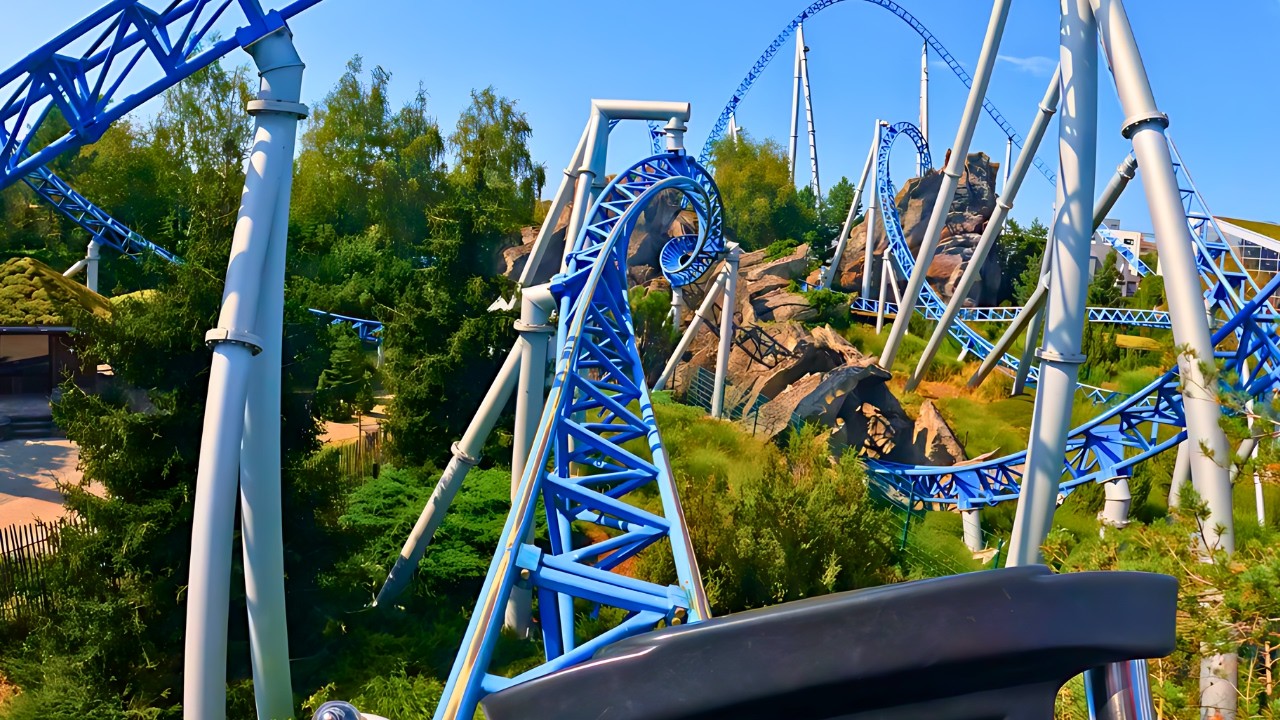 BLUE FIRE Hypercoaster Europa Park POV | 4k ULTRA HDR | 2024
