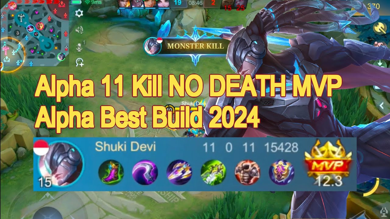 11 Kill NO DEATH Alpha best Build 2024 alpha build and emblem 2024 build alpha alpha one hit build