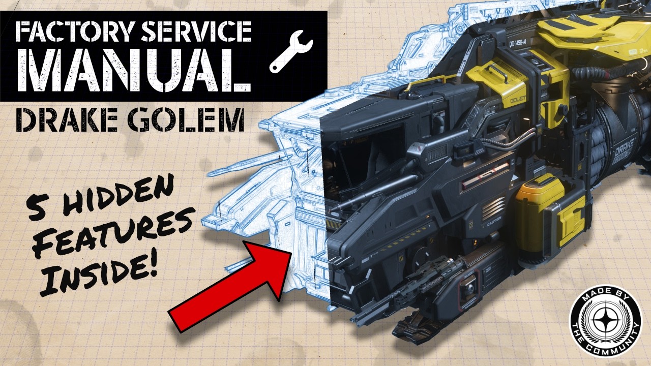 5 Features Hidden inside the DRAKE GOLEM - Star Citizen