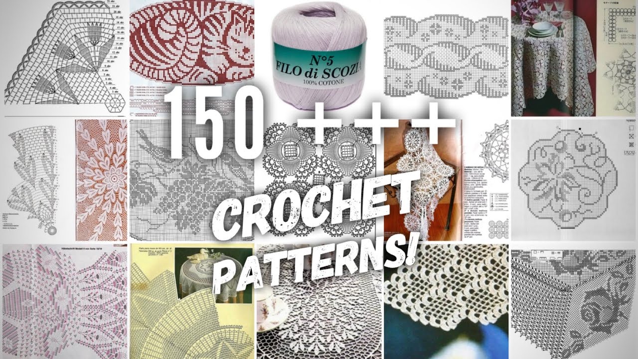 🔥🔥🔥 150+++ красивейших моделей со схемами: обсуждаем и вяжем!!! Beautiful crochet patterns!💥💥💥