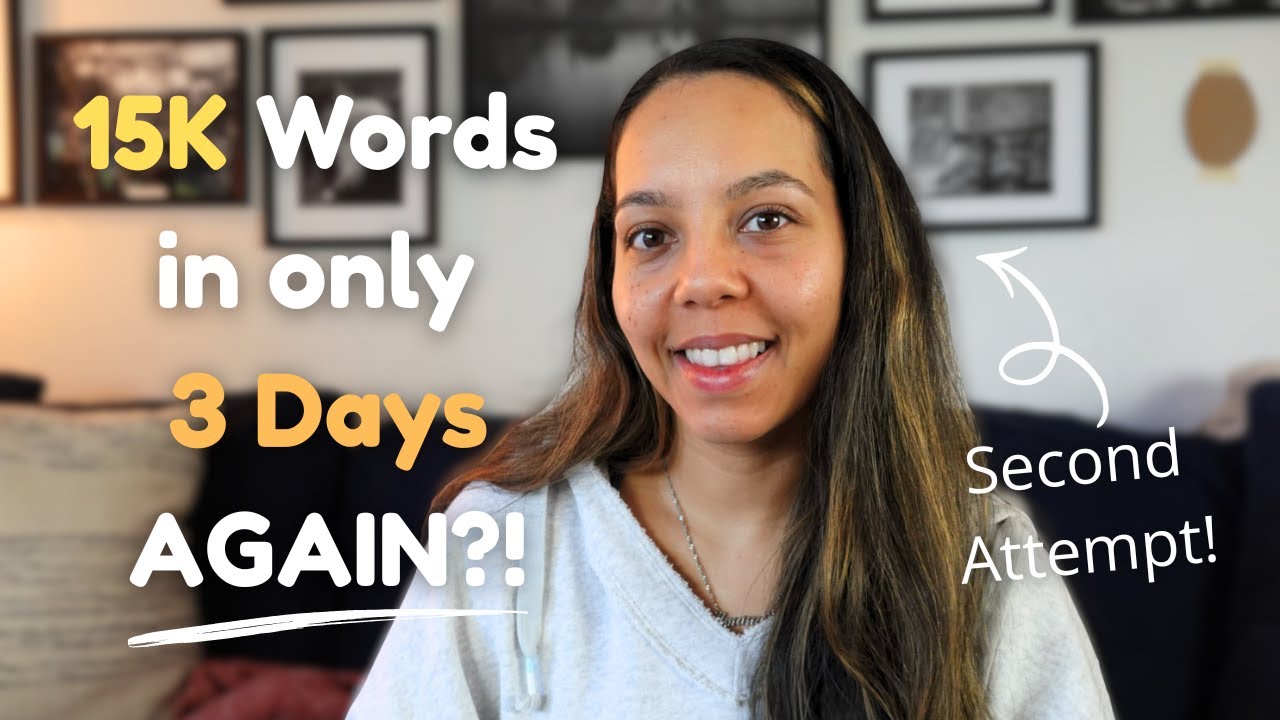 I Tried Writing 15,000 Words In 72 HRs AGAIN! Last Writing Challenge of 2025 #3day30K #authortube