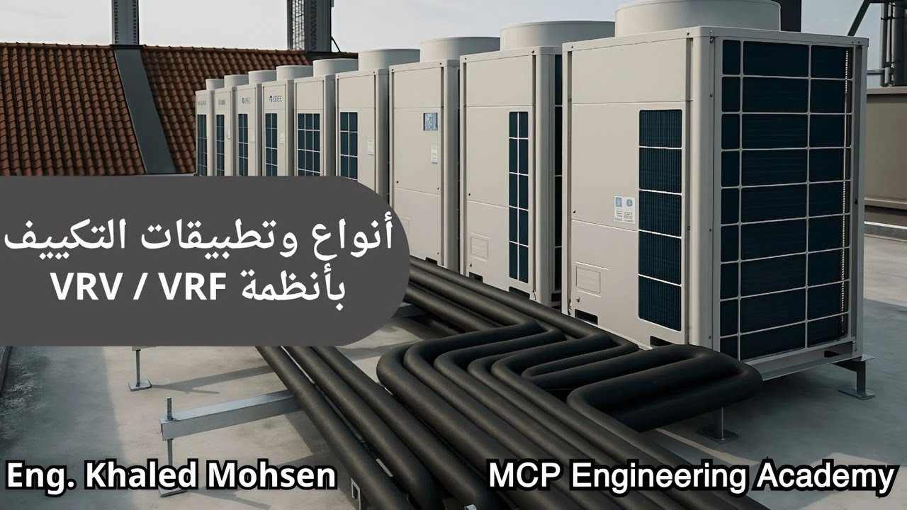 أنواع وتطبيقات التكييف ❄️ بأنظمة VRV / VRF