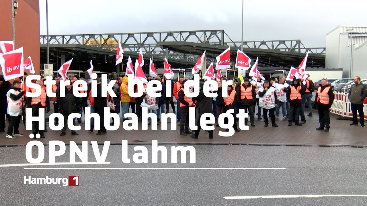 Streik bei der Hochbahn sorgt für Verkehrschaos