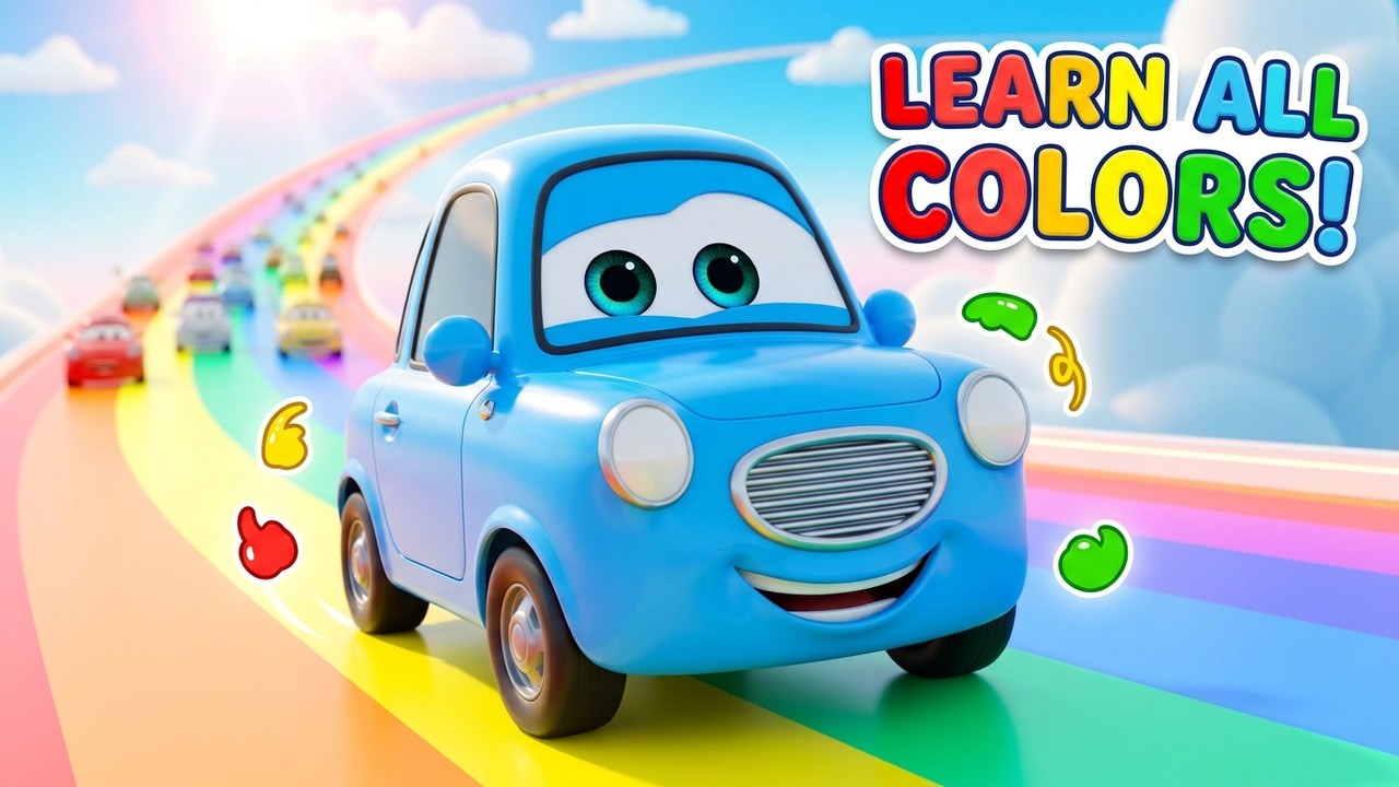 Color Cars Adventure! 🚗🌈 Learn Colors with Toy Cars | Fun Kids Songs Compilation