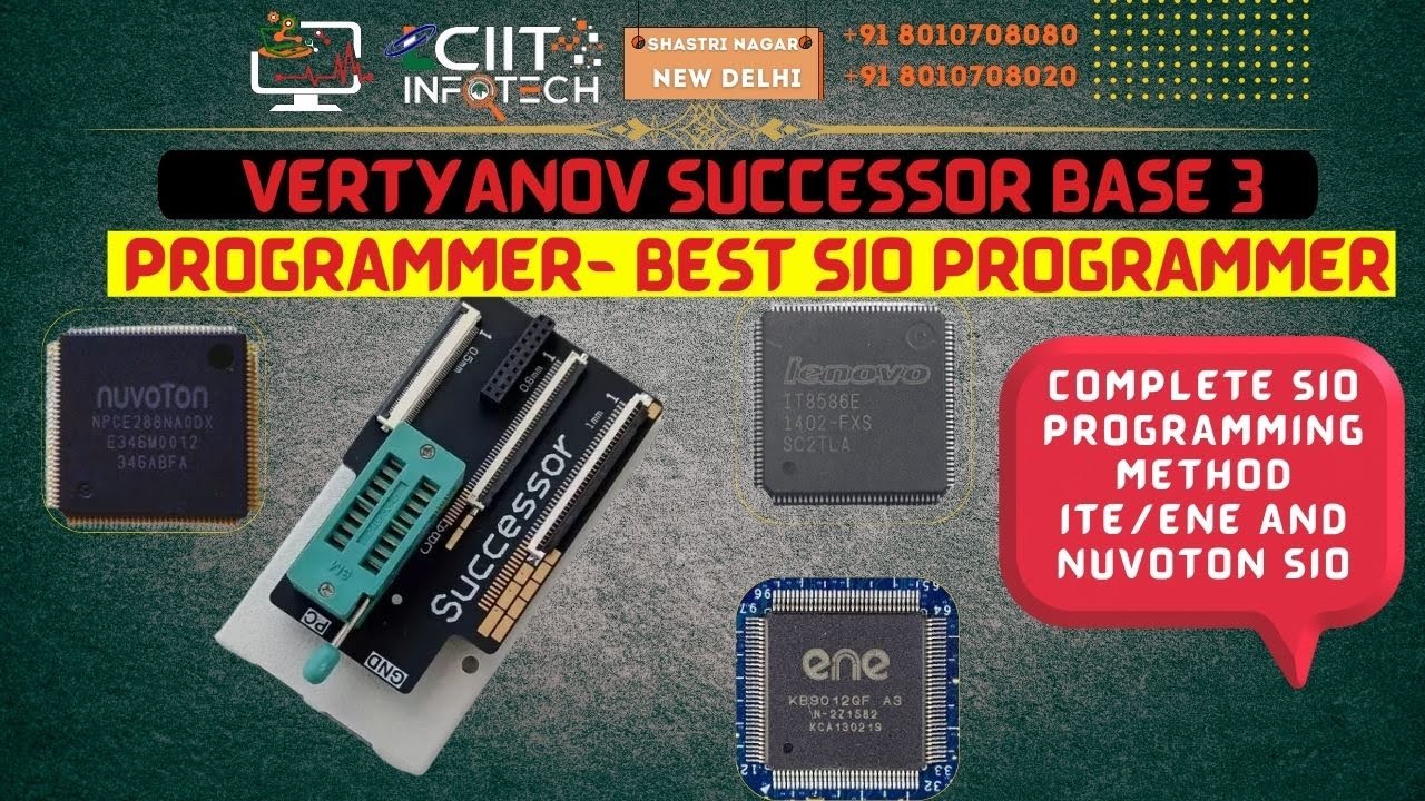 Vertyanov Programmer: Easiest SIO Programming for New Laptop Motherboards [2025 Method]